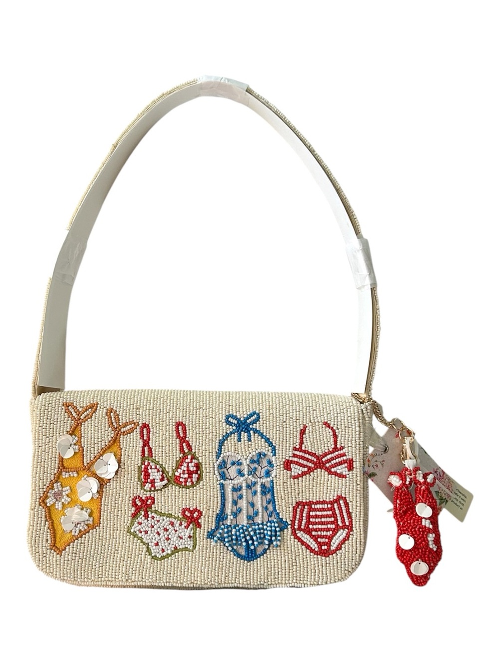 Viral Beaded Bag of Swimsuits and Bikinis with Bag Charm  NWT, TJ Maxx Find
